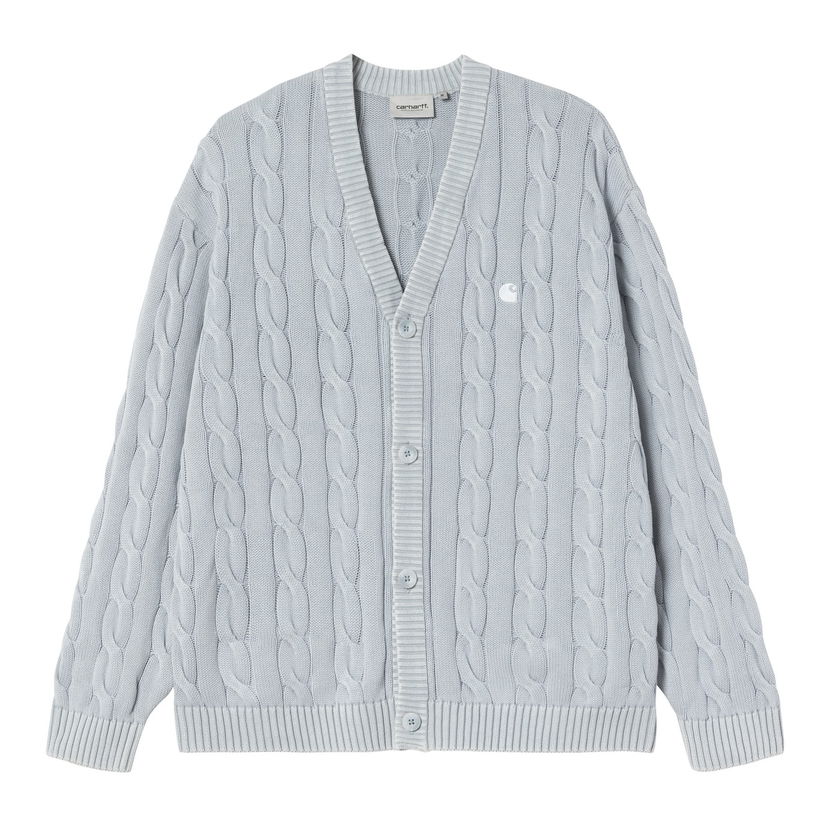 Cветр Carhartt WIP Carter Cable Knit Cardigan Синій | I035178_6