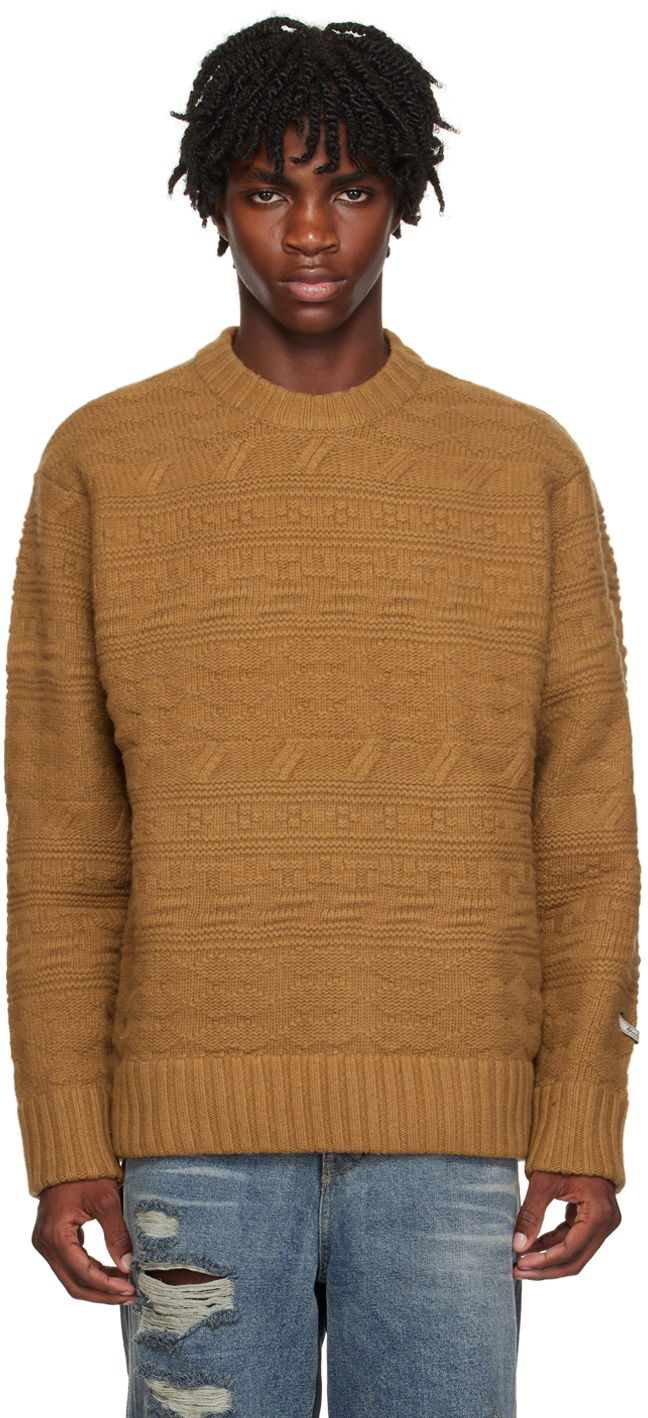 Cветр ADER ERROR Oversized Knit Sweater Коричневий | BMADFWKT0305BG