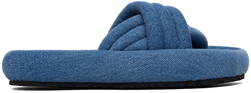 Догляд за взуттям ISABEL MARANT Isabel Marant Niloo Flat Sandals темно-синій | 23PSD0028FA-A1B56S