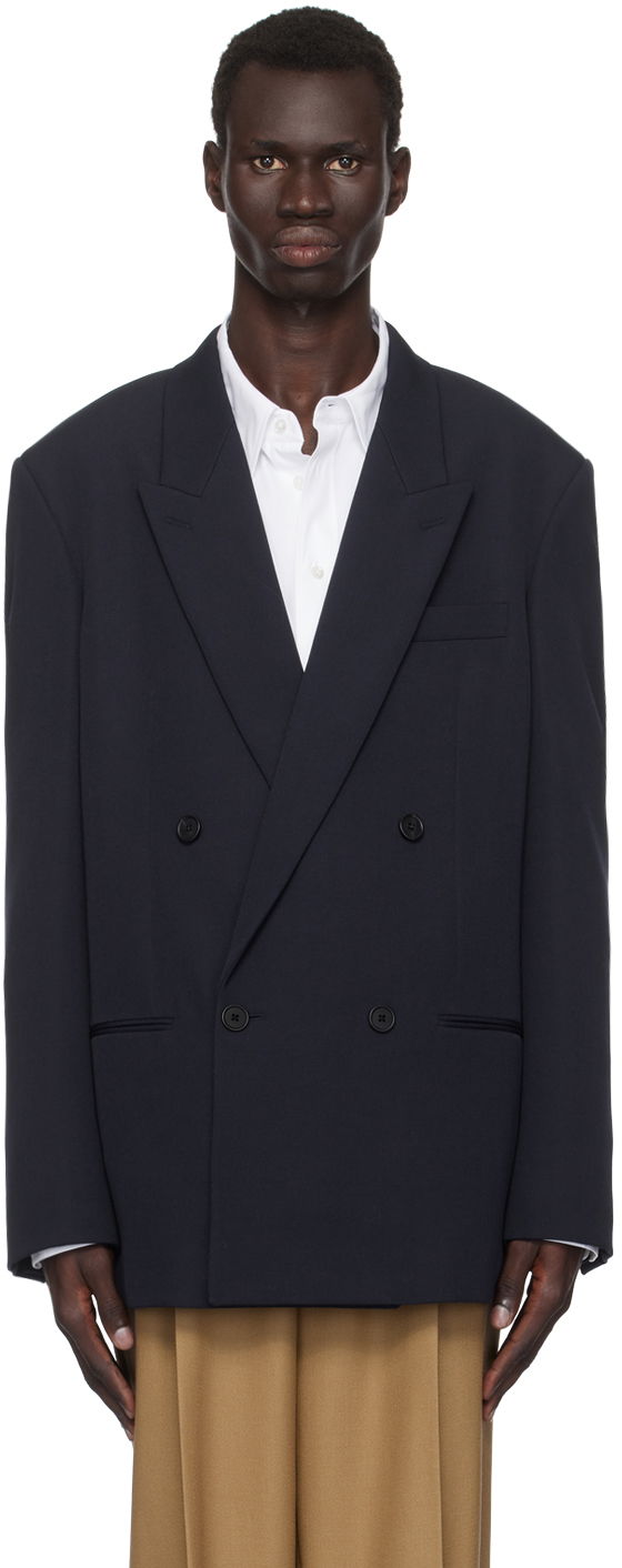 Куртка The Row Donnes Blazer темно-синій | 704-W2164