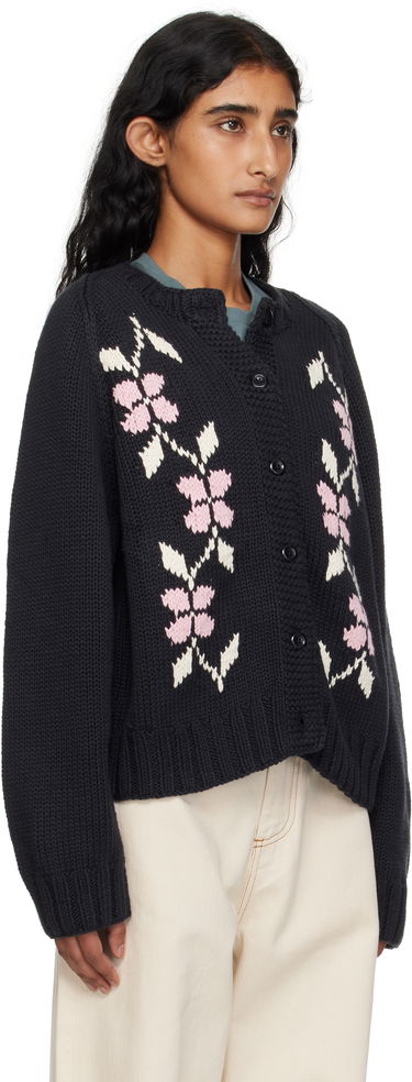 Cветр YMC YMC Atomic Knit Cardigan чорний | Q8YME, 1