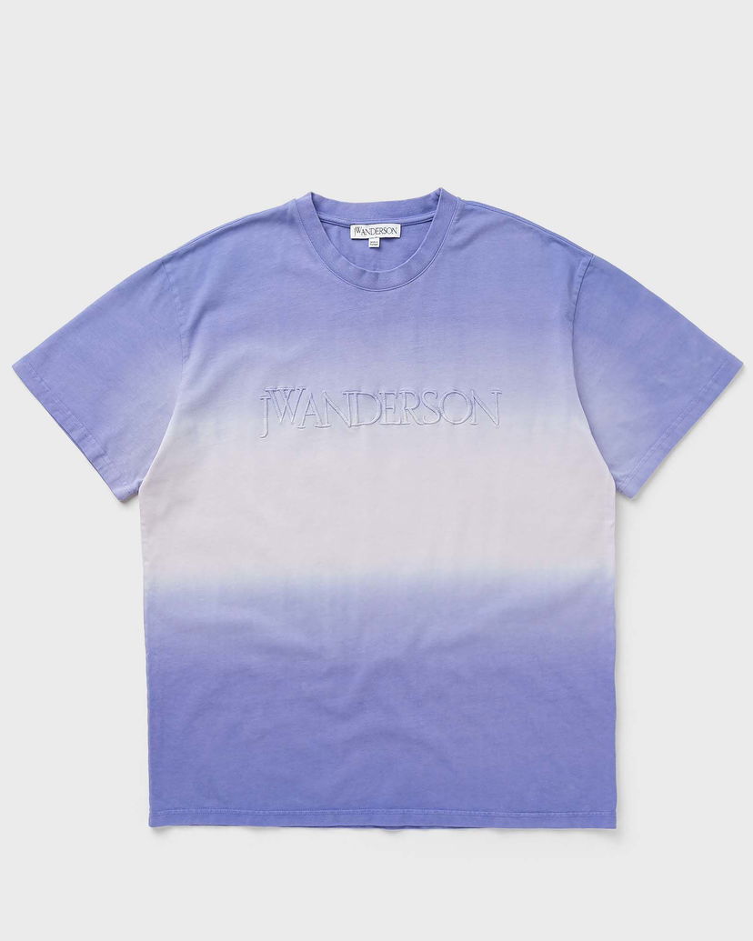 Футболка JW Anderson LOGO EMBROIDERY GRADIENT T-SHIRT Синій | JT0238-PG1551-748