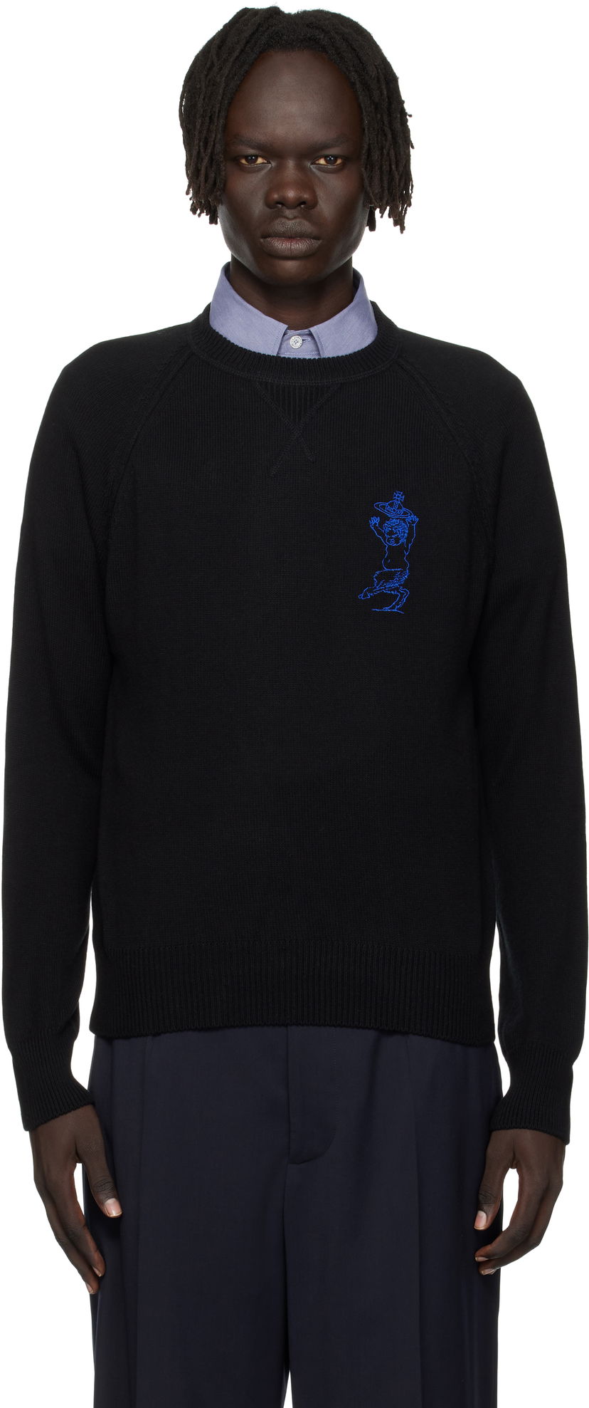Cветр Vivienne Westwood Vivienne Westwood Joshua Sweater чорний | 2701002P-Y0021-
