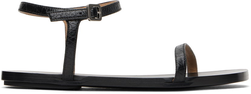 Догляд за взуттям Marsèll Marsèll Sottile Leather Sandals чорний | MW8530 P021
