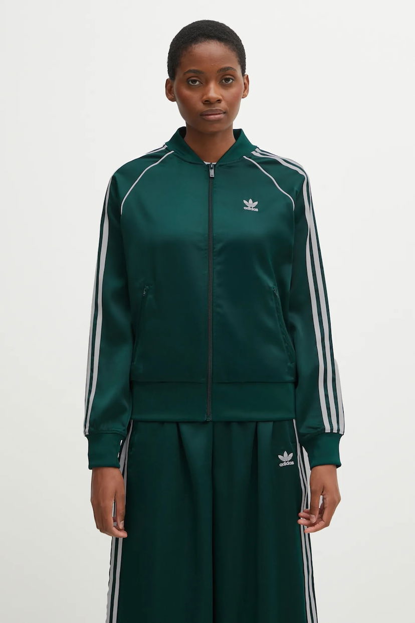 Спортивний костюм adidas Originals Originals SST Satin Track Top Зелений | JZ6732