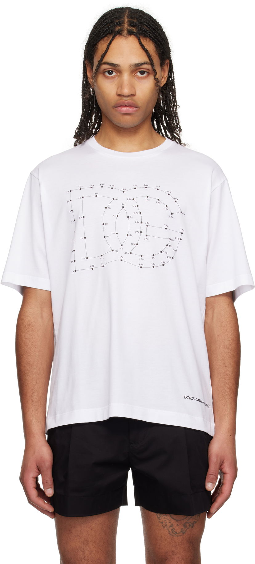 Футболка Dolce & Gabbana Dolce&Gabbana 'Italian Holiday' Graphic Print T-Shirt білий | G8PN9TG7O4N