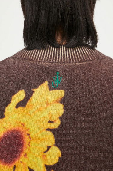Cветр JW Anderson Printed Vest Коричневий | KW1305-YN0008-685, 3
