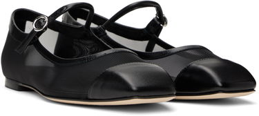 Одяг Aeyde Aeyde Uma Mesh Toe-Cap Ballerina Flats чорний | A11-FL-RKLS08FL181-SS25-800-007, 3