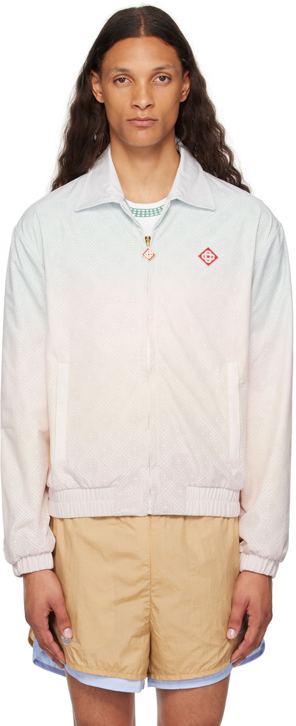 Вітровка Casablanca Gradient Track Jacket білий | MPF24-JK-293-01