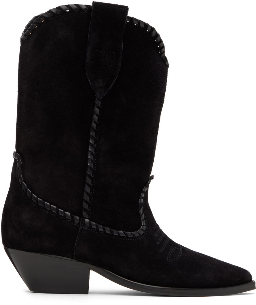 Одяг ISABEL MARANT Isabel Marant Duerto Suede Boots чорний | 24HBO0003FC-B4A06S