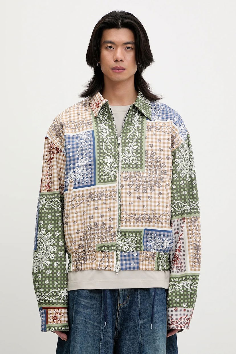 Куртка бомбер Rhude RHUDE Bandana Print Zip-Up Jacket Різнокольоровий | RHSS25JA01450
