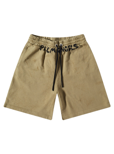 Шорти Palm Angels Logo Short Зелений | PMCI010S23FLE0065610