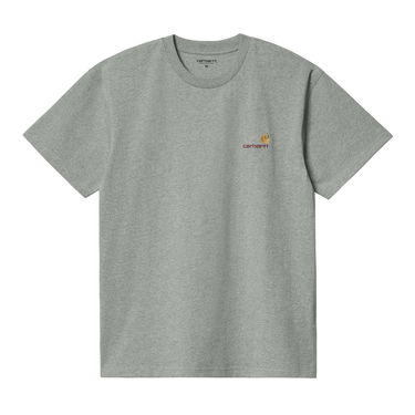 Футболка Carhartt WIP S/S American Script T-Shirt "Grey Heather" Сірий | I029956_V6_XX, 3