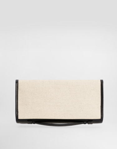 Рюкзаки та сумки Dolce & Gabbana Dolce & Gabbana Atene Canvas & Calfskin Necessaire бежевий | BP3438AG4408S469, 3