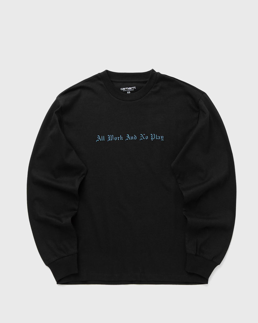 Футболка Carhartt WIP Long-Sleeve T-Shirt All Work And No Play чорний | I035494-89.XX