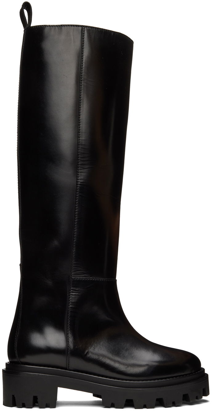 Одяг ISABEL MARANT Isabel Marant Cener Lug Sole Leather Boots чорний | 22ABT0284-22A027S