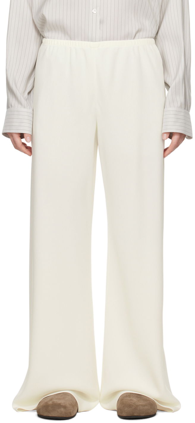 Штани The Row Gala Wide Leg Trousers білий | 1766-W1968