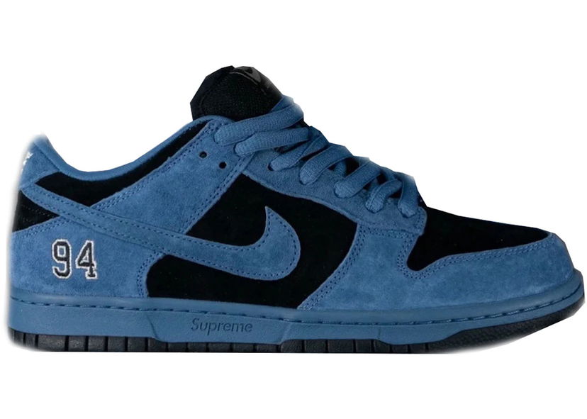 Кросівки та взуття Nike SB Supreme x Nike SB Dunk Low "Ocean Fog" Синій | HQ8487-400