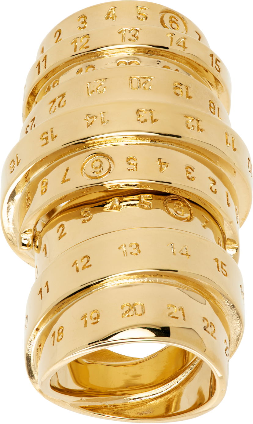 Кільце Maison Margiela MM6 Maison Margiela Numeric Spiral Ring Жовтий | SM7UQ0090 P6627