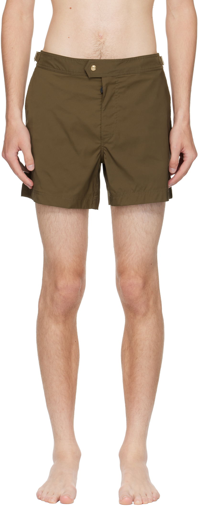Купальники Tom Ford TOM FORD Nylon Swim Shorts Зелений | BSS001-FMN067