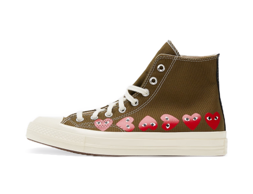 Кросівки та взуття Converse Comme des Garcons x PLAY Chuck 70 High Зелений | 162973C