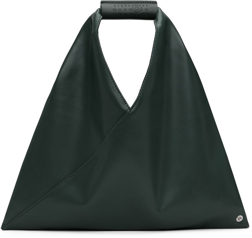сумка-тоут Maison Margiela Triangle Mini Tote Зелений | JAPANESE MINI - MM6