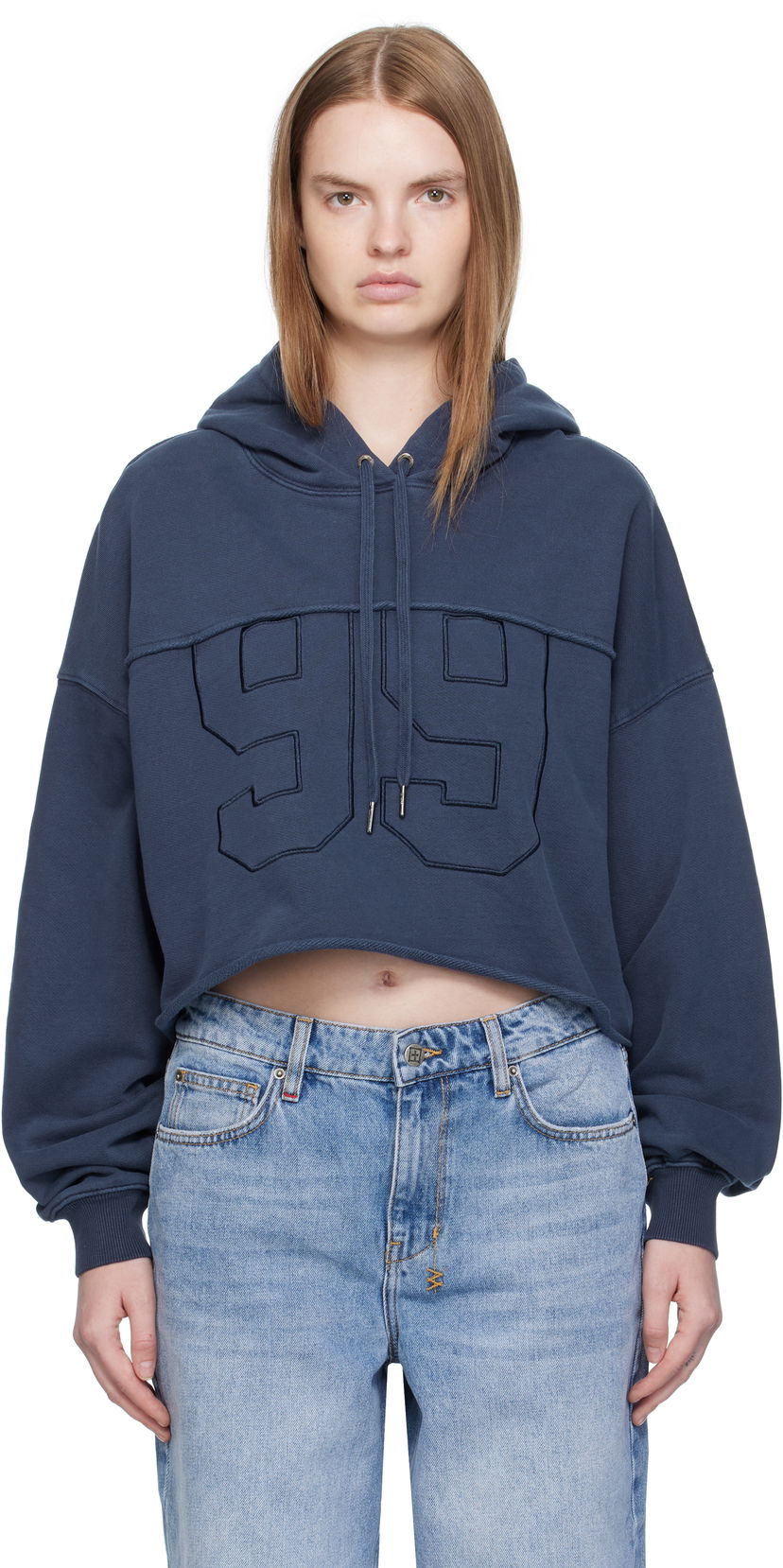 Світшоти Ksubi Ksubi Oh G Cropped Hoodie Синій | WFA25FL004