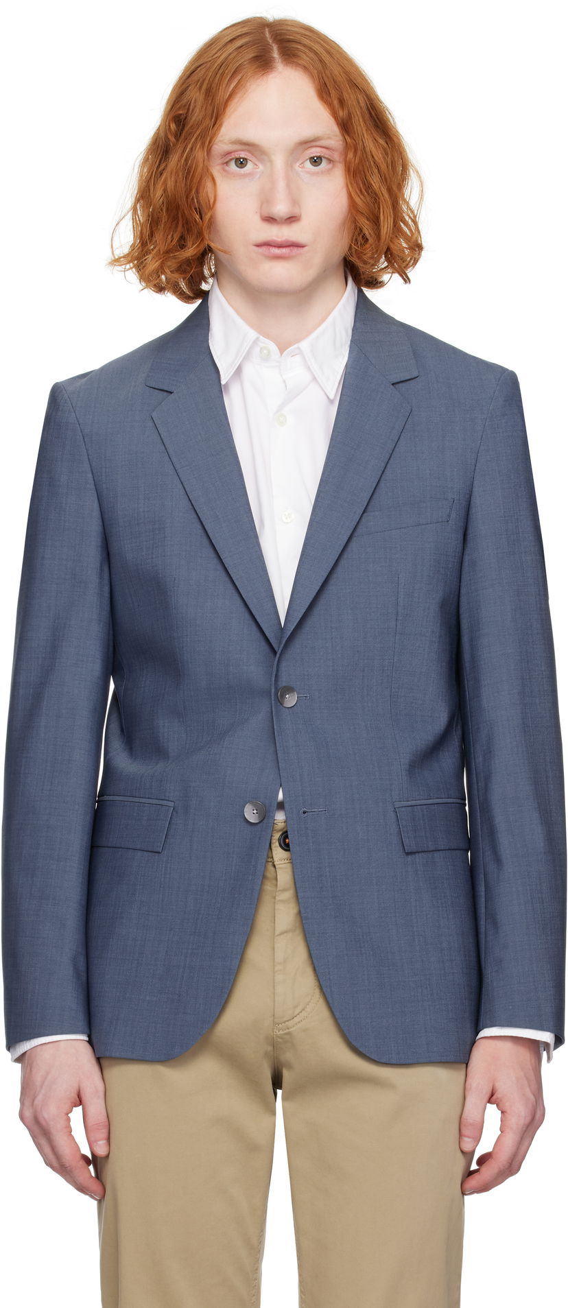 Куртка BOSS Slim-Fit Blazer Синій | 50535030