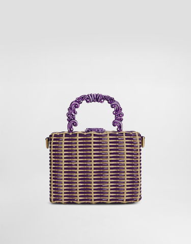 Сумочка Dolce & Gabbana Dolce & Gabbana Dolce Box Woven Handbag Фіолетовий | BB5970A9AC58S534, 3