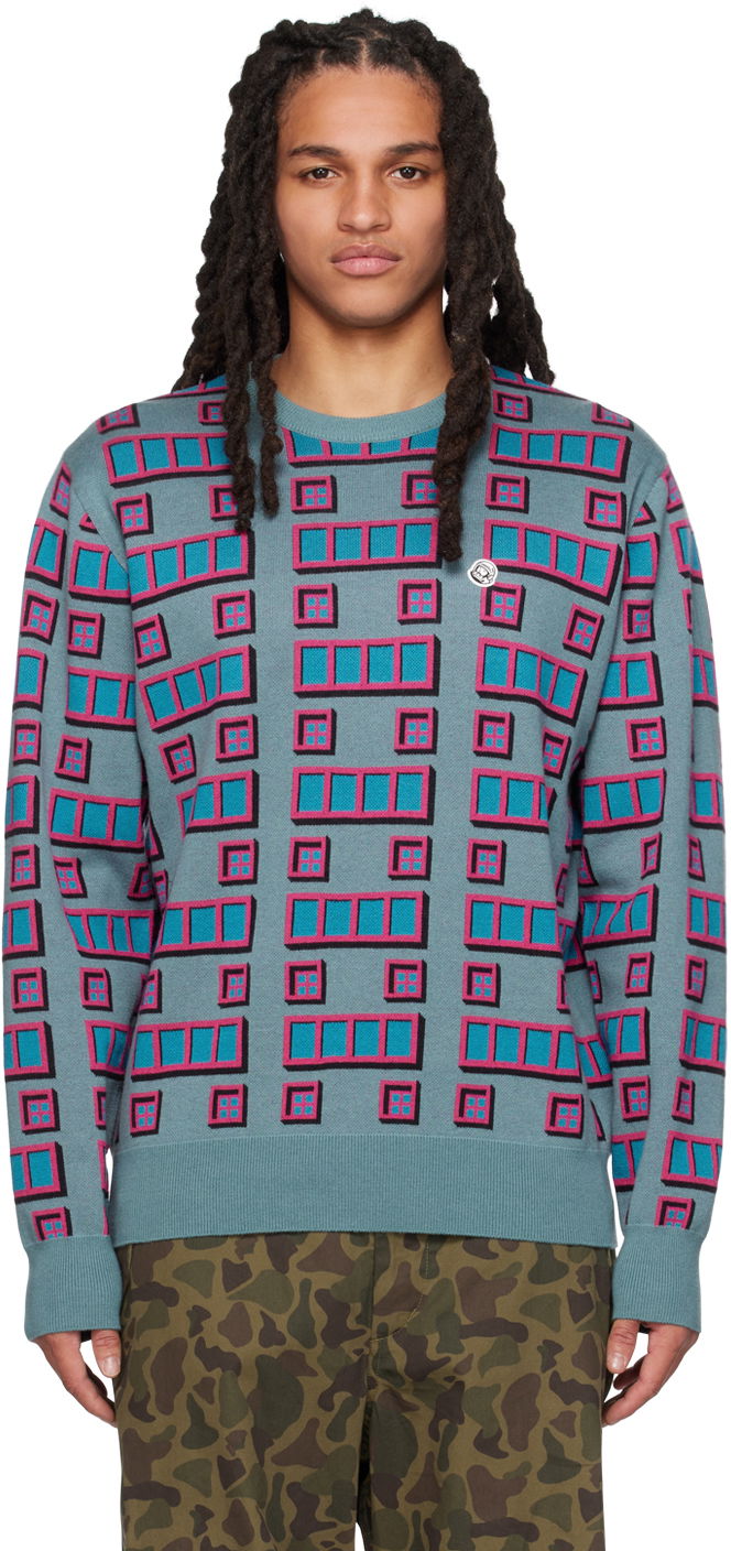 Cветр BILLIONAIRE BOYS CLUB Billionaire Boys Club Crewneck Sweater Синій | B23143