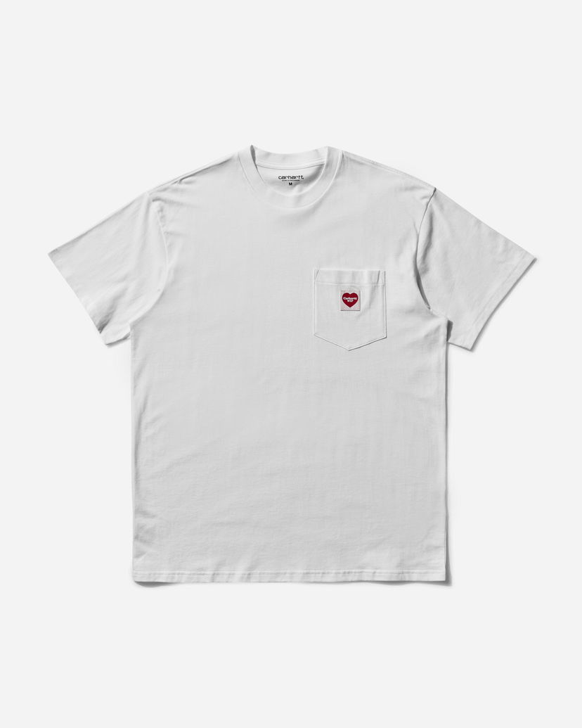 Футболка Carhartt WIP Pocket Heart T-Shirt білий | I032128 1WZXX