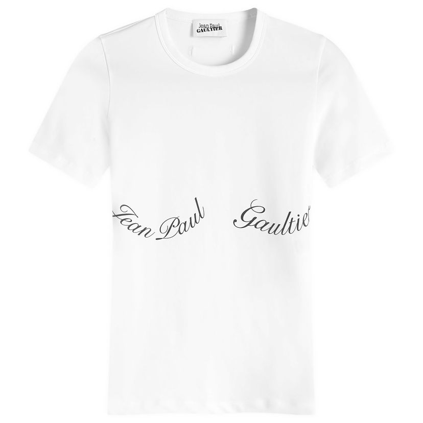 Футболка Jean Paul Gaultier Logo T-Shirt білий | 2430FTS082IJ0560100