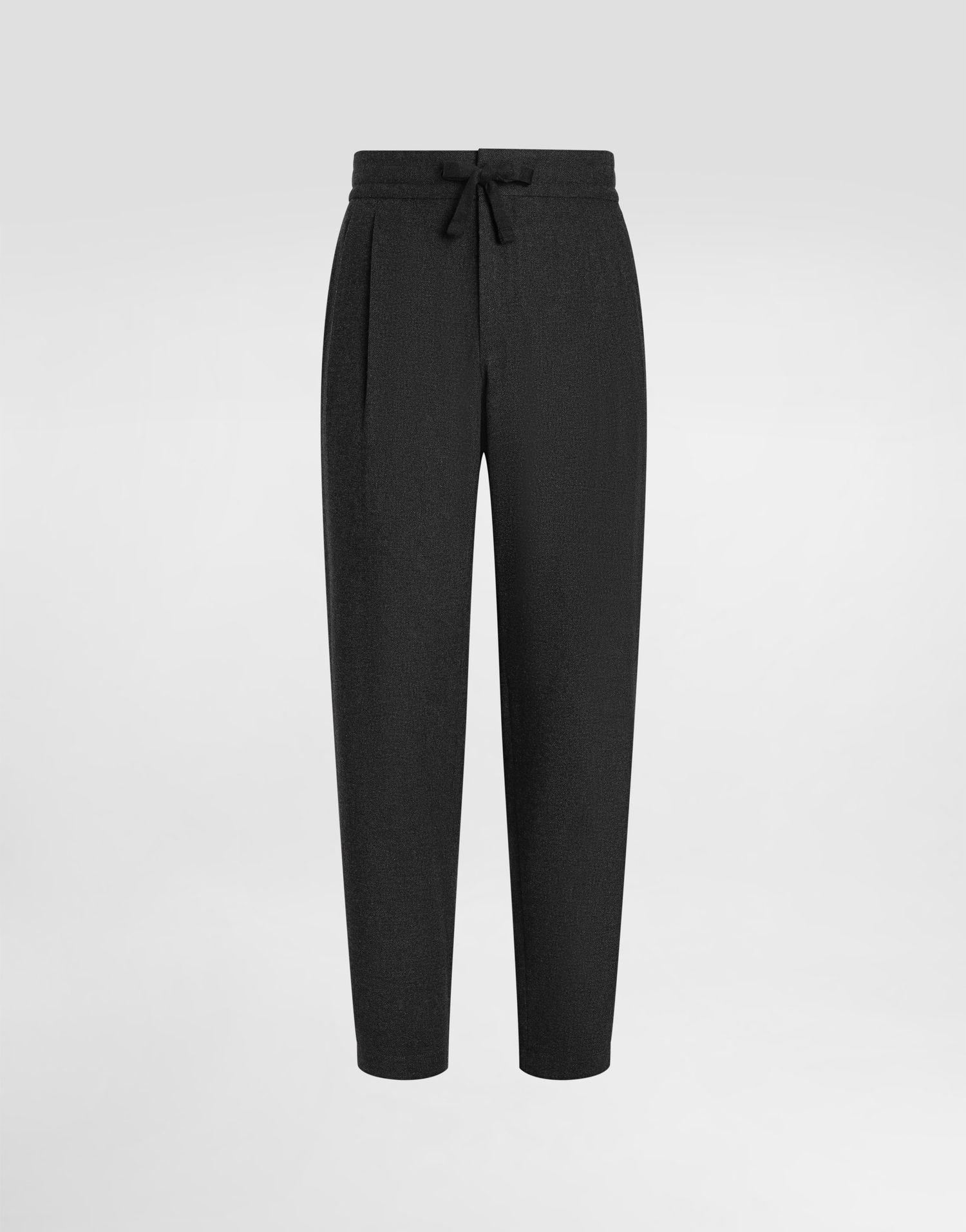 Штани Dolce & Gabbana Dolce & Gabbana Melange Wool Mat Trousers чорний | GP12PTFURNCN0141, 0
