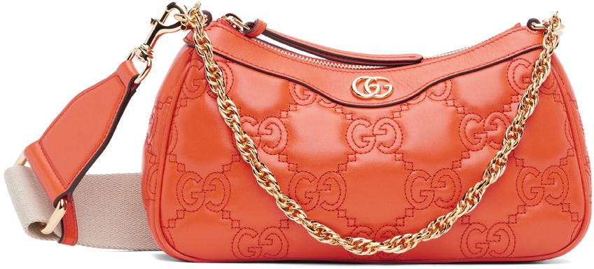 Сумка Gucci GG Matelassé Shoulder Bag Червоний | 735049 UM8HG, 0