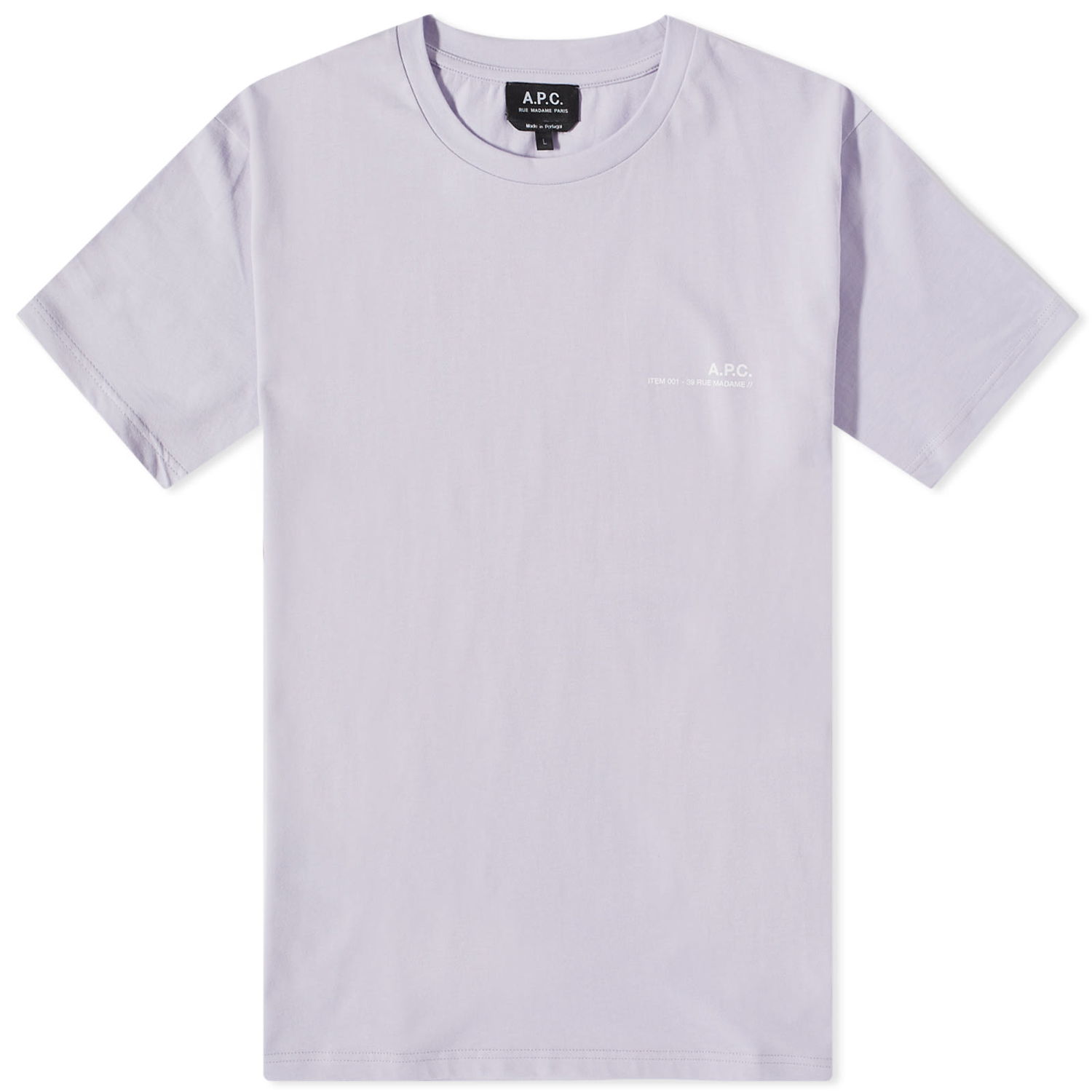 Футболка A.P.C. Item Logo Tee Фіолетовий | COFBT-H26904-HAF, 0