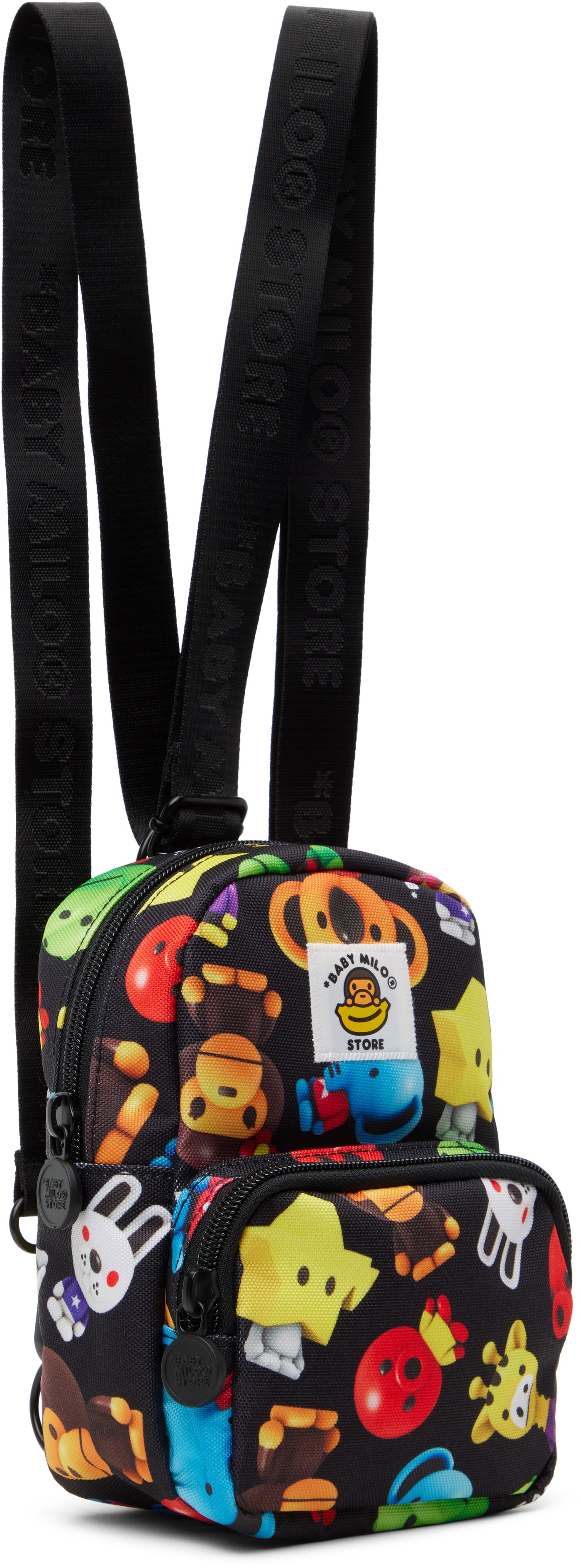 Рюкзак BAPE Milo 3D All Print Pattern Micro Backpack чорний | 0MXBGW4280XXO, 1