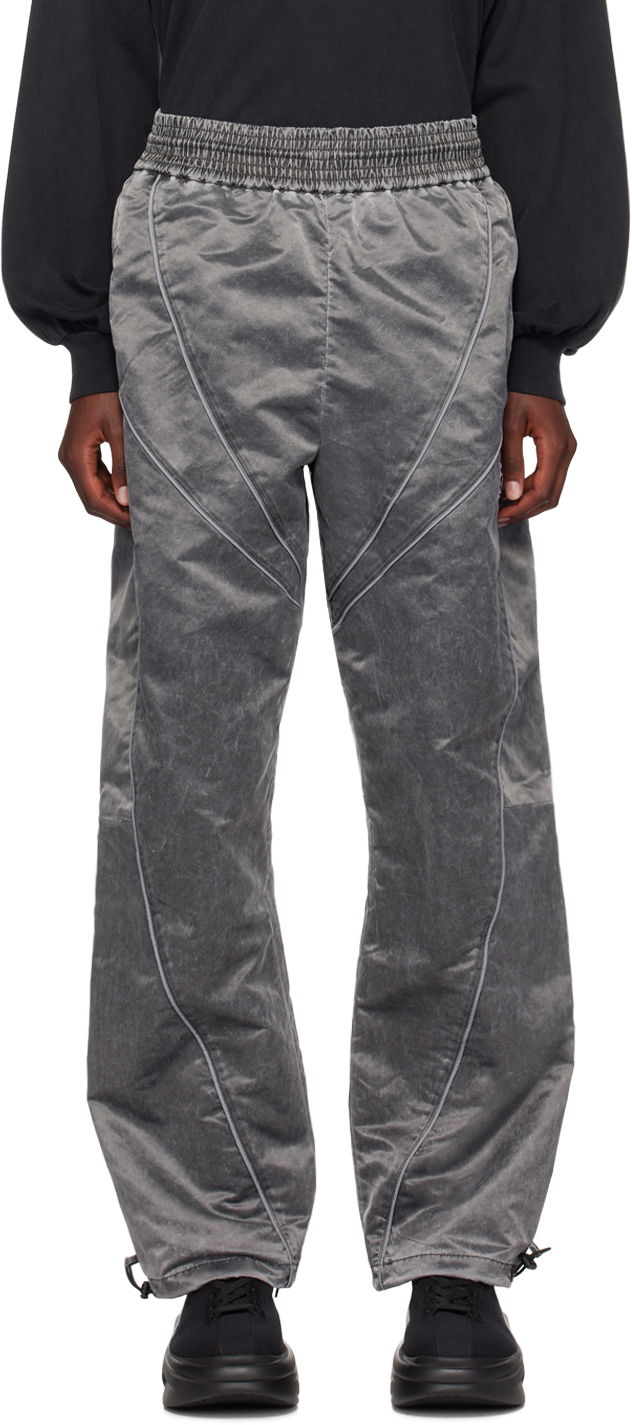 Спортивні штани Alexander Wang Gray Piped Track Pants Сірий | 6WC3244051