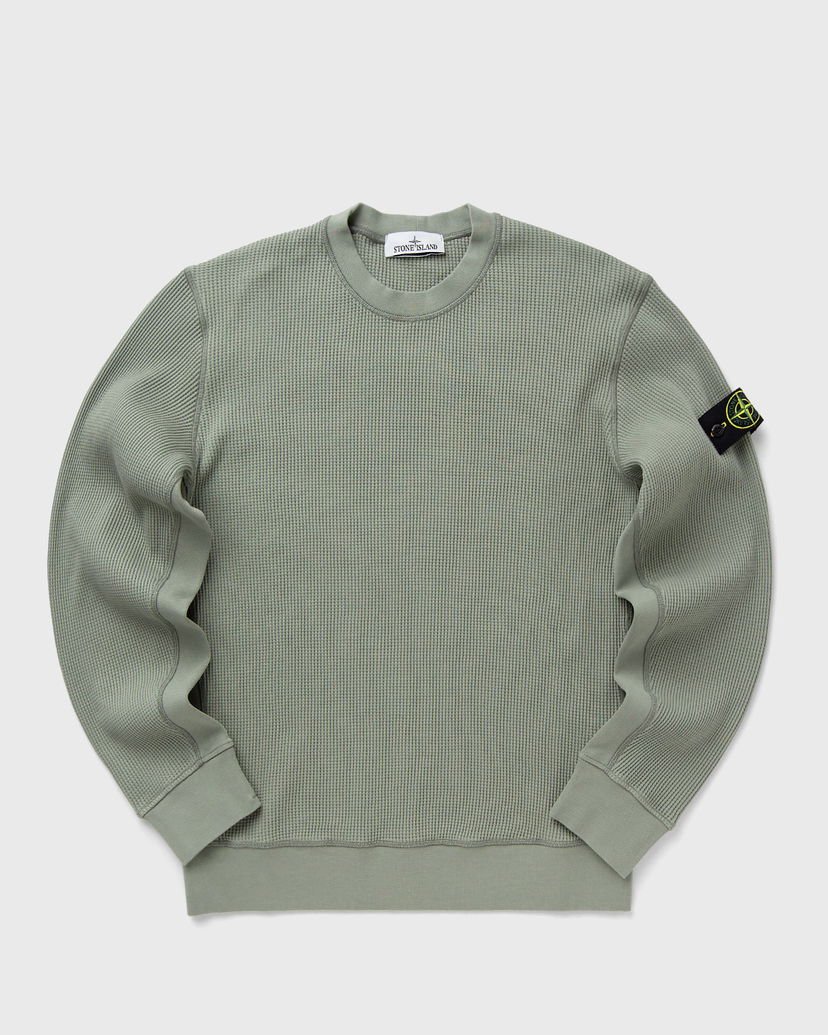 Світшоти Stone Island Stone Island Waffle Fleece Crewneck Sweatshirt Зелений | K1S156100008S0044.V0055