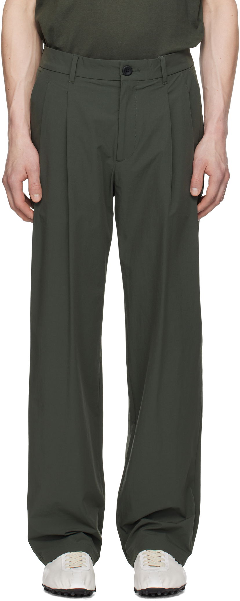 Штани NORSE PROJECTS Norse Projects Benn Travel Light Trousers Зелений | N25-0418