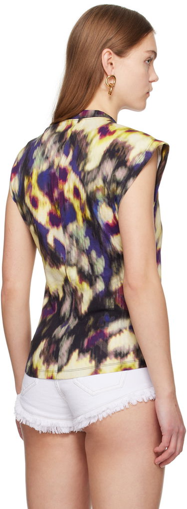 Безрукавка Isabel Marant Étoile Etoile Nayda Abstract-Print T-Shirt Різнокольоровий | 24PTS0175FA-B1N05E, 2