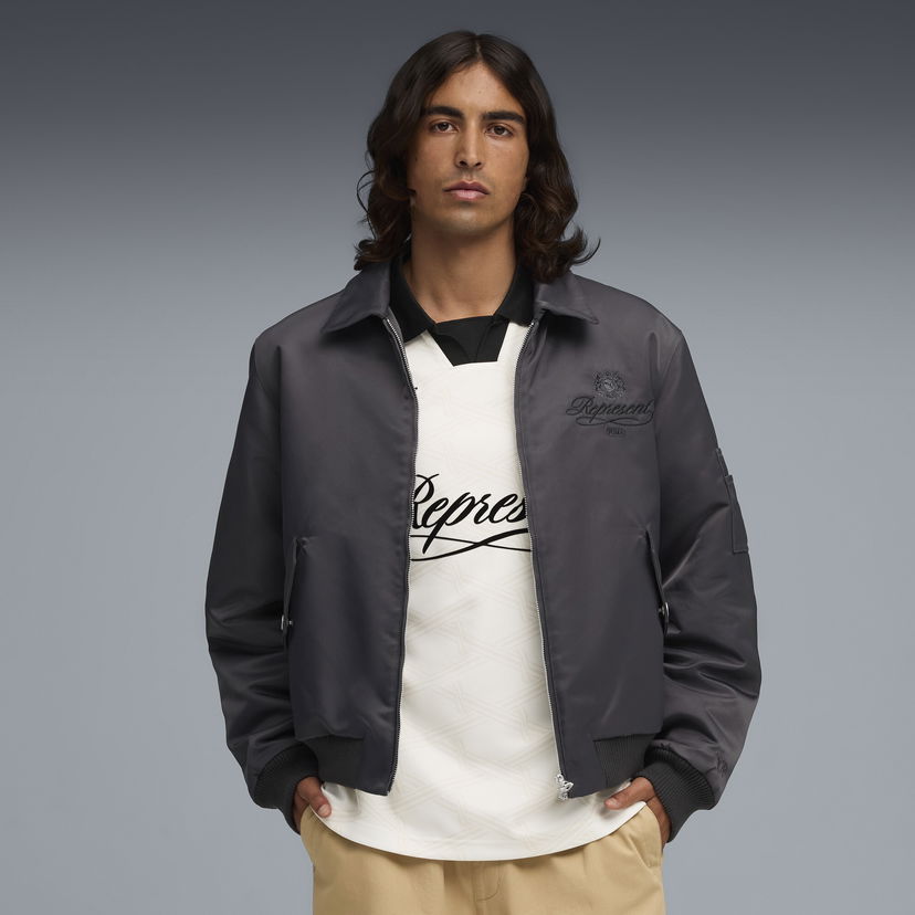 Куртка бомбер Puma PUMA x REPRESENT Bomber Jacket Сірий | 632539_97