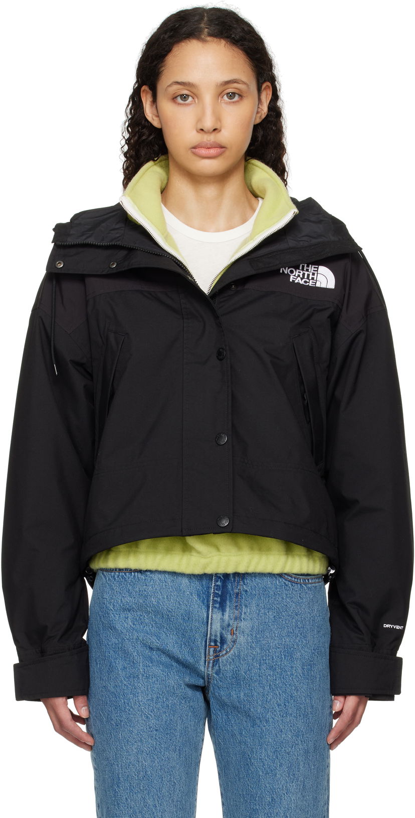 Вітровка The North Face Reign On Cropped DryVent Jacket чорний | NF0A8BCH