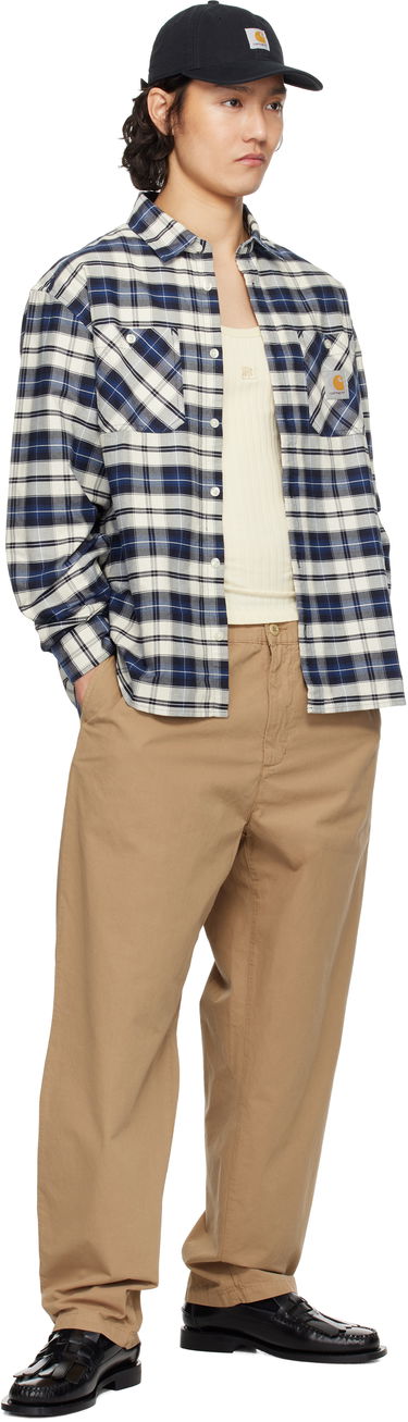 Сорочка Carhartt WIP Carhartt WIP Tarbell Check Button-Down Shirt Синій | I034545, 3