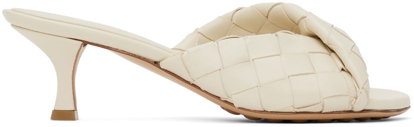 Кросівки та взуття Bottega Veneta Mules Blink білий | 796464 V2ED0