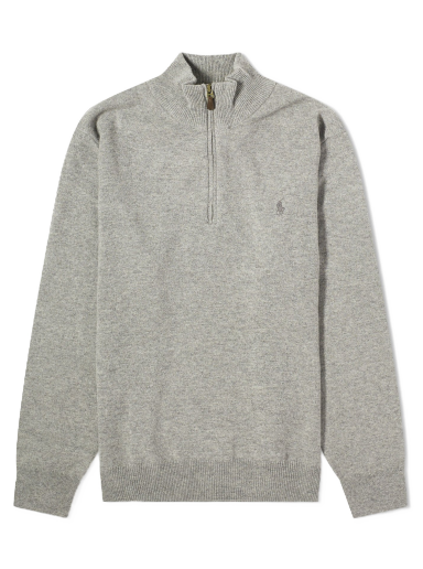 Cветр Polo by Ralph Lauren Lambswool Half Zip Crewneck Сірий | 710876756009
