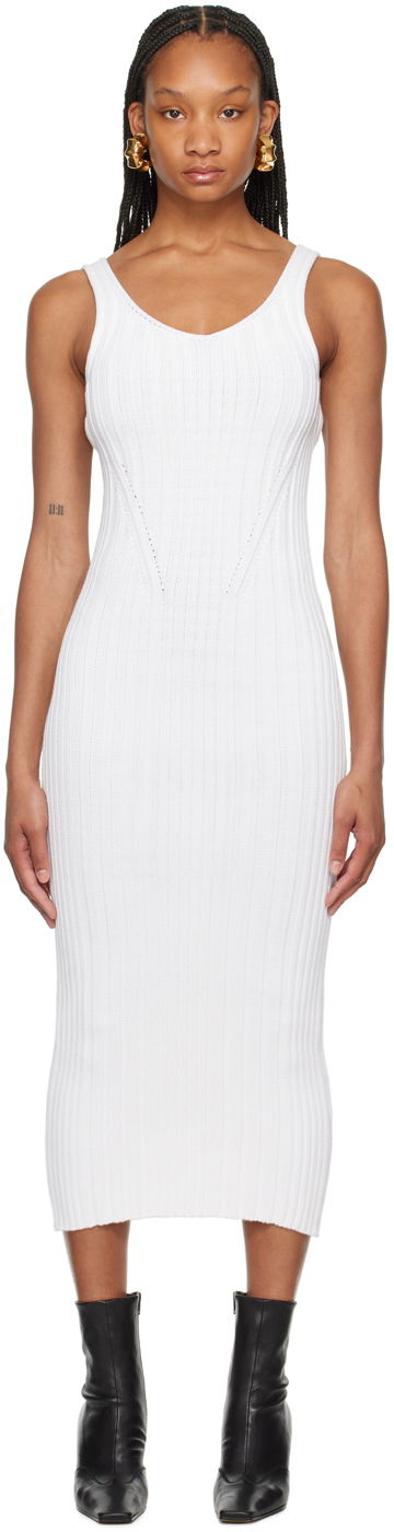плаття Khaite 'The Ottilie' Midi Dress білий | 9525114