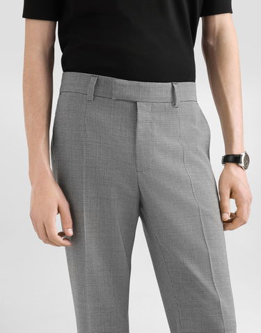Штани Dolce & Gabbana Dolce & Gabbana Tailored Wool Houndstooth Pants Сірий | GP0B8TFQ2OIS0984, 3