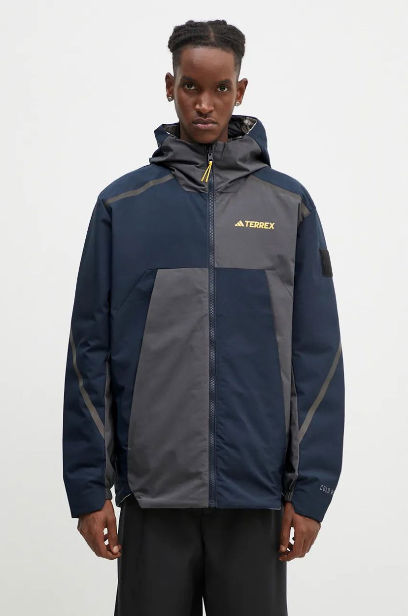 Куртка adidas Originals National Geographic Oversize Coldrdy Jacket Синій | IX7953