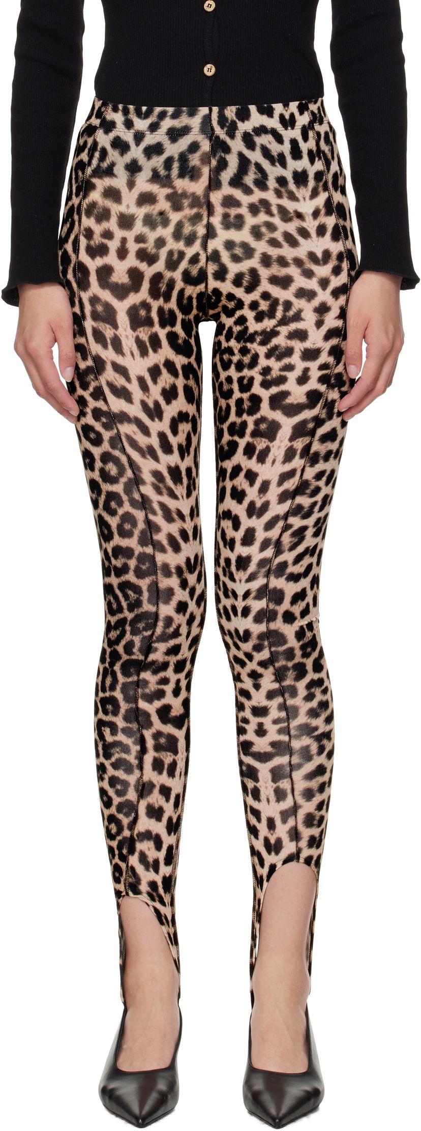 Легінси Baserange Baserange Sync Stirrup Leggings Коричневий | PASL-CI-AU25
