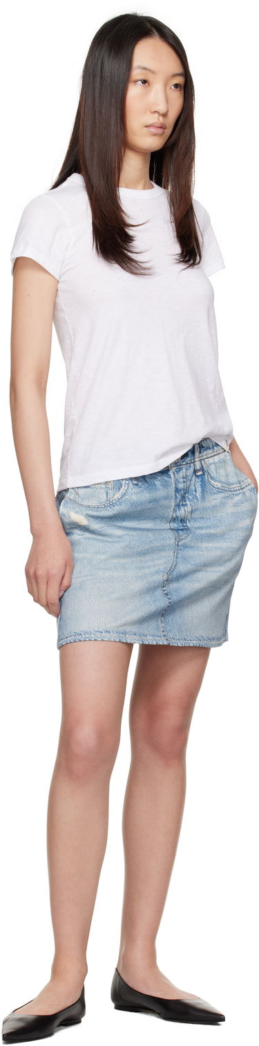 Спідниця rag & bone rag & bone Miramar Terry Miniskirt Синій | WCW25PB0048204, 3